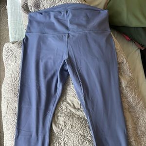 Lululemon Wunder Train 25’ Blue Leggings